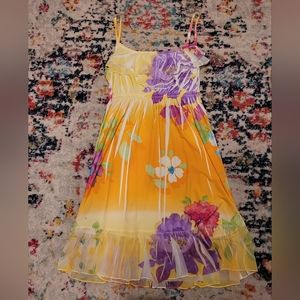 Floral cami dress, size small